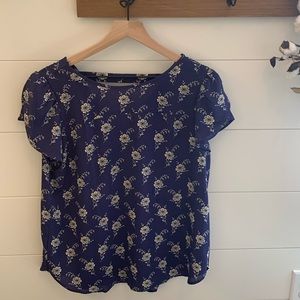 Loft Flutter Sleeve Top
